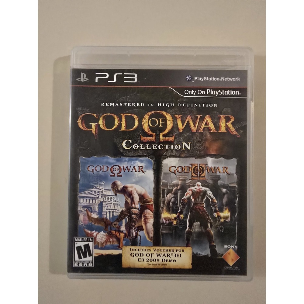 God of War Collection (Sony PlayStation 3, 2009) Tested & Working